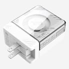 Nillkin IceCore Retractable 65W GaN Fast Charger with Type-C / USB-C Cable, US Plug(White) - 1