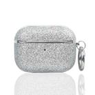 For AirPods 4 Electroplating Glitter Powder Wireless Earphone Protective Case(Silver) - 1