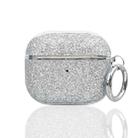 For AirPods 3 Electroplating Glitter Powder Wireless Earphone Protective Case(Silver) - 1