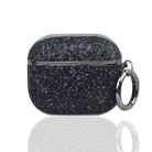 For AirPods 3 Electroplating Glitter Powder Wireless Earphone Protective Case(Black) - 1