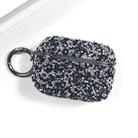 For AirPods Pro 2 Electroplating Glitter Diamond Wireless Earphone Protective Case(Dark Blue) - 1