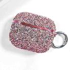 For AirPods 3 Electroplating Glitter Diamond Wireless Earphone Protective Case(Pink) - 1