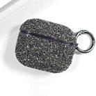 For AirPods 3 Electroplating Glitter Diamond Wireless Earphone Protective Case(Black) - 1
