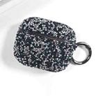For AirPods 3 Electroplating Glitter Diamond Wireless Earphone Protective Case(Dark Blue) - 1