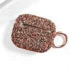 For AirPods 3 Electroplating Glitter Diamond Wireless Earphone Protective Case(Rose Gold) - 1