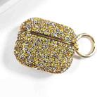 For AirPods 3 Electroplating Glitter Diamond Wireless Earphone Protective Case(Gold) - 1