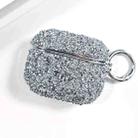 For AirPods 3 Electroplating Glitter Diamond Wireless Earphone Protective Case(Silver) - 1