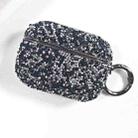 For AirPods Pro Electroplating Glitter Diamond Wireless Earphone Protective Case(Dark Blue) - 1