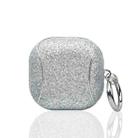 For Samsung Galaxy Buds2 Pro Electroplating Glitter Powder Wireless Earphone Protective Case(Silver) - 1