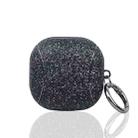 For Samsung Galaxy Buds2 Pro Electroplating Glitter Powder Wireless Earphone Protective Case(Black) - 1