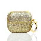 For Samsung Galaxy Buds 3 / 3 Pro Electroplating Glitter Powder Wireless Earphone Protective Case(Gold) - 1