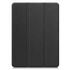 For OnePlus Pad 2 Pro / Pad 3 Custer Texture 3-Fold Holder Leather Smart Tablet Case(Black) - 2