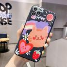 For iPhone 11 Cartoon Pattern Protective Case(Cat) - 1