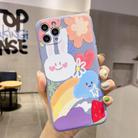 For iPhone 11 Cartoon Pattern Protective Case(Rabbit) - 1