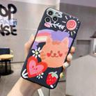 For iPhone 11 Pro Max Cartoon Pattern Protective Case(Cat) - 1