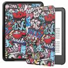For Amazon Kindle 11th 2022 / 2024 Custer Texture Painted Voltage Leather Smart Tablet Case(Graffiti) - 1