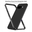For Google Pixel 9a Metal Frame Heat Dissipation Phone Case(Gray) - 2