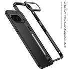 For Google Pixel 9 / 9 Pro Metal Frame Heat Dissipation Phone Case with Camera Guard Ring(Blue) - 3