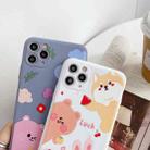 For iPhone 11 Pro Cartoon Animal Pattern Protective Case(Gray) - 5