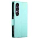 For Sony Xperia 1 VII Side Buckle Magnetic Frosted Leather Phone Case(Mint Green) - 3