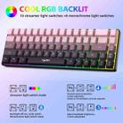 HXSJ V200 Gradient Color 68-key RGB Backlight Wired Membrane Keyboard(Pink) - 3