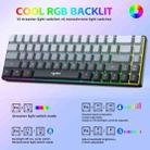 HXSJ V200 Gradient Color 68-key RGB Backlight Wired Membrane Keyboard(Black) - 3