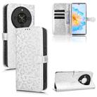 For Fossibot S3 Pro Honeycomb Dot Texture Leather Phone Case(Silver) - 1