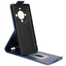 For Fossibot S3 Pro Magnetic Vertical Flip Leather Phone Case with Buckle(Blue) - 3