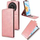 For Fossibot S3 Pro Magnetic Vertical Flip Leather Phone Case with Buckle(Rose Gold) - 1