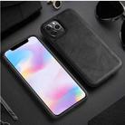 For iPhone 12 / 12 Pro X-level Earl III Series Leather Texture Ultra-thin All-inclusive Soft Case(Black) - 1