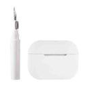 For AirPods Pro 2 Silicone Earphone Protective Case with Cleaning Pen(White) - 1