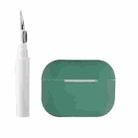 For AirPods Pro 2 Silicone Earphone Protective Case with Cleaning Pen(Green) - 1