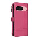 For Google Pixel 10 / 10 Pro Crossbody Strap RFID Blocking Zipper Wallet Leather Phone Case(Red) - 3