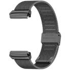 For Redmi Watch 3 xDfind Buckle Metal Steel Mesh Watch Band(Black) - 2