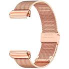 For Redmi Watch 3 xDfind Buckle Metal Steel Mesh Watch Band(Rose Gold) - 2