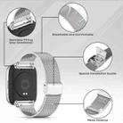 For Redmi Watch 3 xDfind Buckle Metal Steel Mesh Watch Band(Silver) - 3