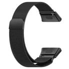 For Redmi Watch 3 xDfind Milanese Magnetic Metal Steel Mesh Watch Band(Black) - 2
