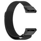 For Redmi Watch 3 xDfind Milanese Magnetic Metal Steel Mesh Watch Band(Black) - 3