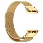 For Redmi Watch 3 xDfind Milanese Magnetic Metal Steel Mesh Watch Band(Gold) - 3