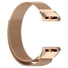 For Redmi Watch 3 xDfind Milanese Magnetic Metal Steel Mesh Watch Band(Rose Gold) - 3