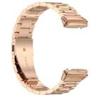 For Redmi Watch 3 xDfind Three-Bead Stainless Steel Metal Watch Band(Rose Gold) - 3