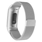 For Fitbit Charge 3 / 4 xDfind Milanese Magnetic Stainless Steel Watch Band(Silver) - 2
