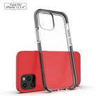 For iPhone 12 mini TPU Double-color Shockproof Protective Case(Red) - 3