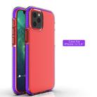 For iPhone 12 mini TPU Double-color Shockproof Protective Case(Purple) - 2