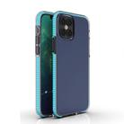 For iPhone 12 / 12 Pro TPU Double-color Shockproof Protective Case(Sky Blue) - 1