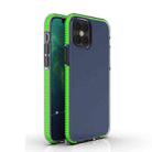 For iPhone 12 / 12 Pro TPU Double-color Shockproof Protective Case(Fresh Green) - 1