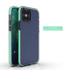 For iPhone 12 / 12 Pro TPU Double-color Shockproof Protective Case(Mint Green) - 2