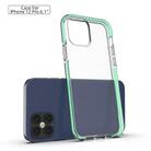 For iPhone 12 / 12 Pro TPU Double-color Shockproof Protective Case(Mint Green) - 3