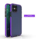 For iPhone 12 / 12 Pro TPU Double-color Shockproof Protective Case(Purple) - 2