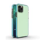 For iPhone 12 / 12 Pro TPU Double-color Shockproof Protective Case(Sky Blue) - 1
